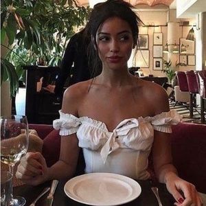 I.AM.GIA white Naomi top